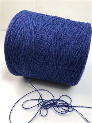 Shetlandsuld 2 trådet - electric blue, ca 500 gram